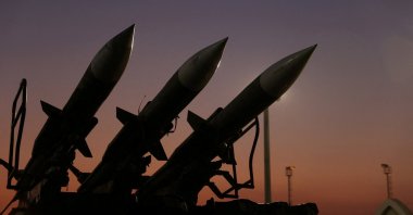 Iranian missiles are displayed at the IRGC Aerospace Force Museum in Tehran, Iran, Nov. 12, 2025. (Reuters Photo)