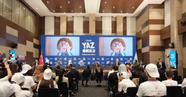 Guests attend the launch meeting of the 2026 Summer School Project organized by the Türkiye Youth Foundation (TÜGVA), Istanbul, Türkiye, May 20, 2026. (Courtesy of TÜGVA)