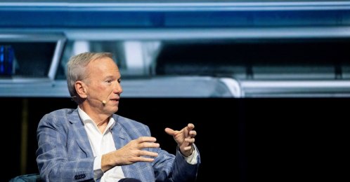 Executive Chair and CEO at Relativity Space Eric Schmidt, former Google CEO, speaks during the America Business Forum at Kaseya Center, Miami, U.S., Nov. 6, 2025. (Reuters Photo)