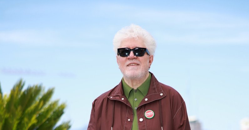 Director Pedro Almodovar attends the photocall for "Bitter Christmas" ("Amarga Navidad") during the 79th annual Cannes Film Festival, Cannes, France, May 20, 2026. (EPA Photo)
