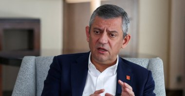CHP Chairman Özgür Özel speaks during an interview in Istanbul March 11, 2026. (Reuters File Photo)