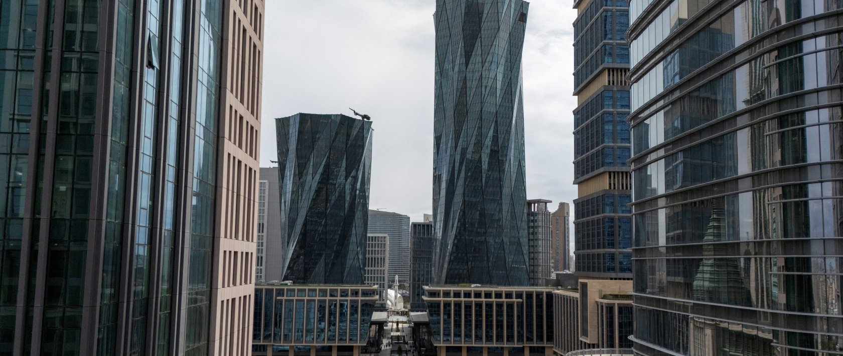 A drone view shows the Istanbul Financial Center in Istanbul, Türkiye, April 3, 2026. (Reuters Photo)
