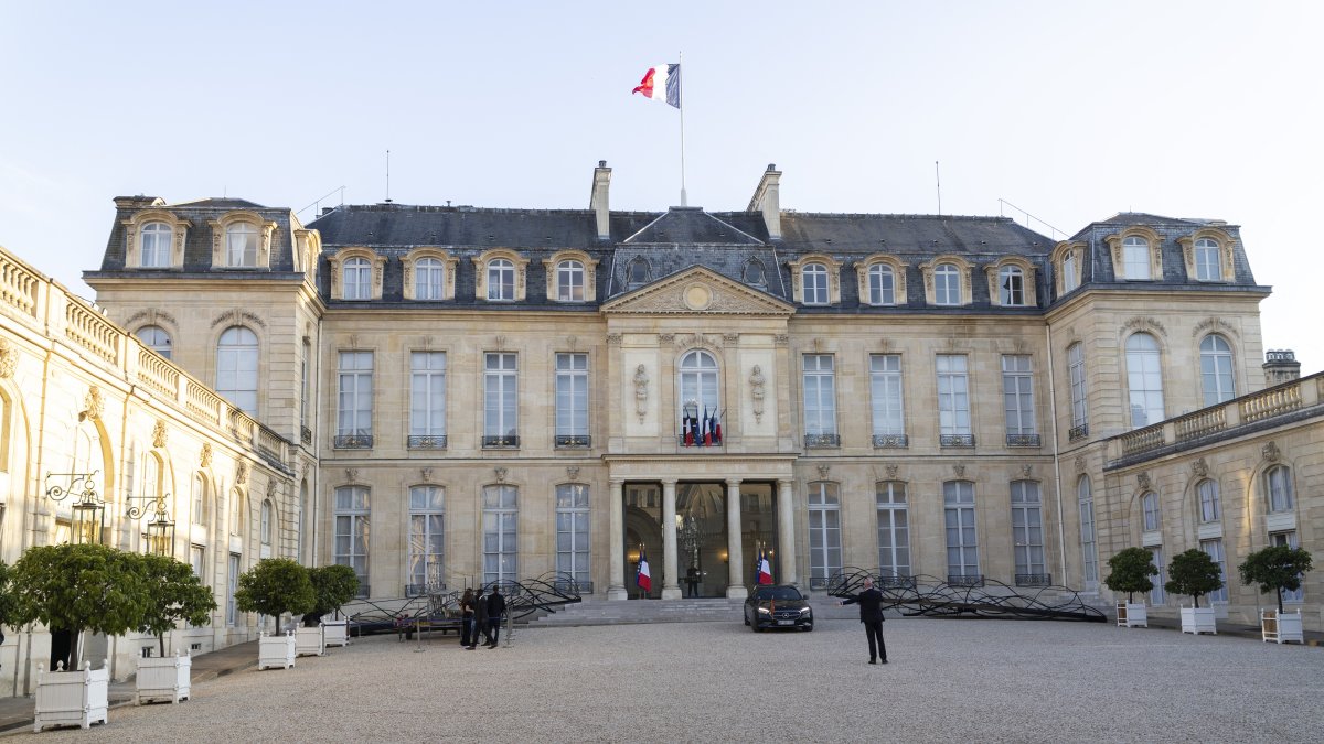The Elysee Palace in Paris, France, May 20, 2026. (AFP Photo)