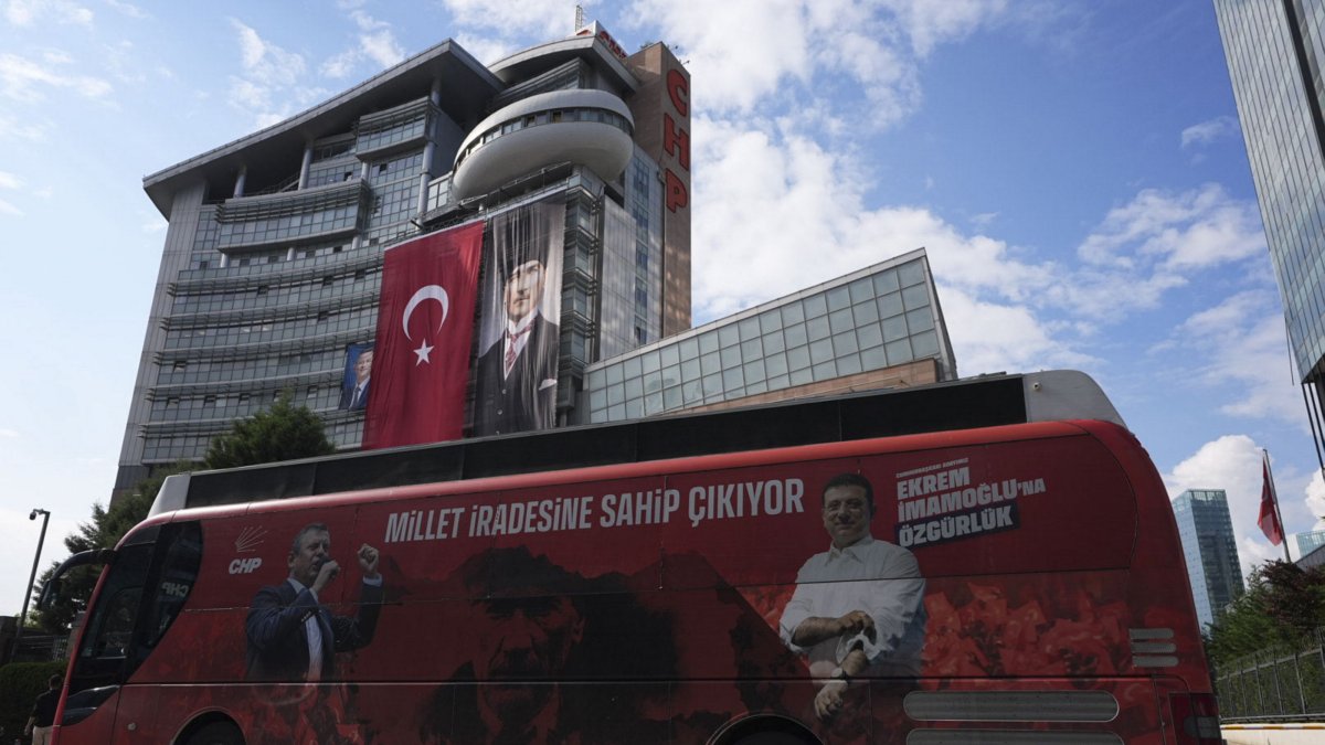 CHP headquarters in the capital Ankara, May 22, 2026. (AA Photo)