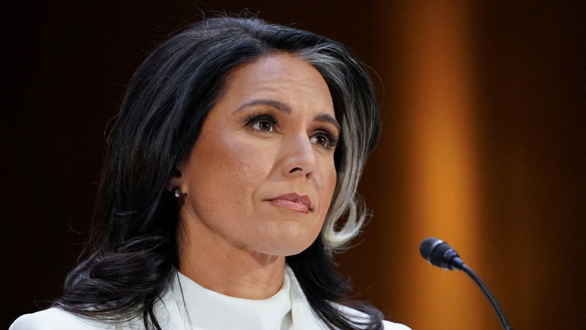 Tulsi Gabbard, U.S. President Donald Trump's nominee to be director of national intelligence, attends to testify before a Senate Intelligence Committee confirmation hearing on Capitol Hill in Washington, U.S., Jan. 30, 2025. (Reuters File Photo)