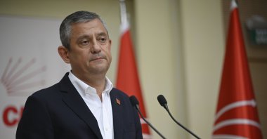 After being suspended as chair of the main opposition Republican People’s Party (CHP) by court order, Özgür Özel speaks during a press conference at his party’s headquarters, Ankara, Türkiye, May 21, 2026. (AA Photo)