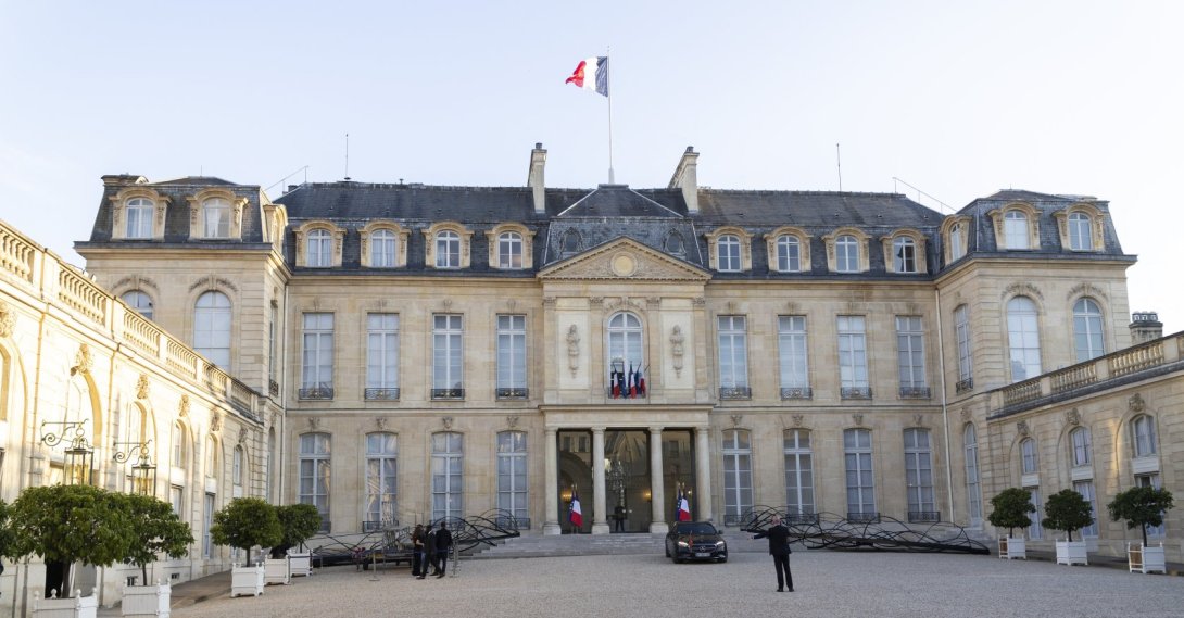 The Elysee Palace in Paris, France, May 20, 2026. (AFP Photo)