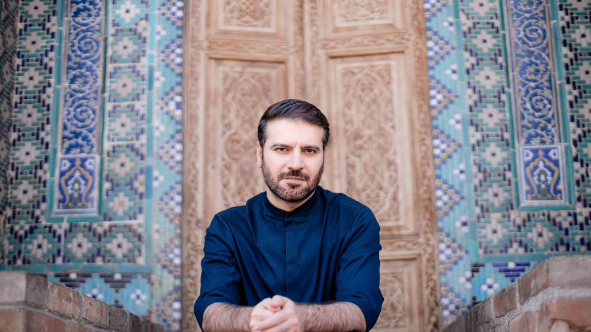Sami Yusuf poses for a photo during an interview in Istanbul, Türkiye, May 13, 2026. (AA Photo)