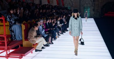 A model walks the runway during the Louis Vuitton Cruise 2026 at Palais Des Papes, Avignon, France, May 22, 2025. (Getty Images Photo)