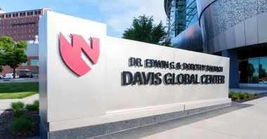 The Davis Global Center at the University of Nebraska Medical Center campus, which holds the National Quarantine Unit, Omaha, U.S., May 11, 2026. (AFP Photo)