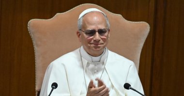 Pope Leo XIV attends the presentation of his first encyclical letter 'Magnifica humanitas', Vatican City, May 25, 2026. (EPA Photo)