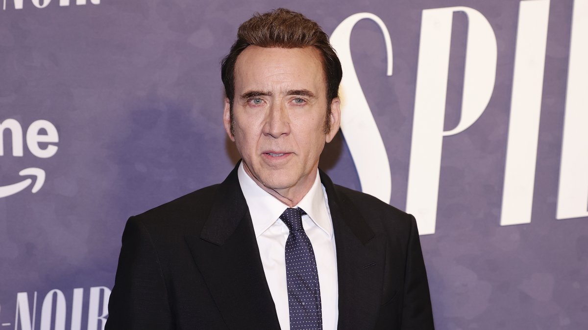 Nicolas Cage attends Prime Video's "Spider-Noir" world premiere at Regal Times Square in New York City, U.S., May 13, 2026. (Getty Images Photo)