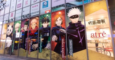 Anime art covers the shopping mall, Akihabara, Japan, Nov. 4, 2020. (Shutterstock Photo)