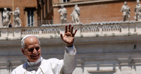 Pope Leo XIV leaves following the weekly general audience in St. Peter's Square, Vatican, May 27, 2026. (Reuters Photo)