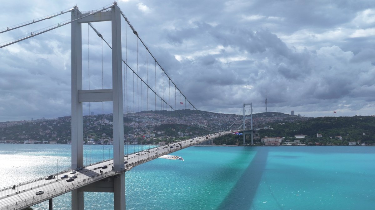 An aerial view of the Bosporus, Istanbul, Türkiye, May 29, 2026. (AA Photo)