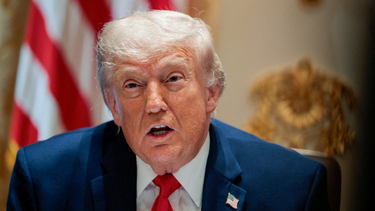 U.S. President Donald Trump speaks during a cabinet meeting in the Cabinet Room at the White House, in Washington, D.C., U.S., May 27, 2026. (Reuters File Photo)
