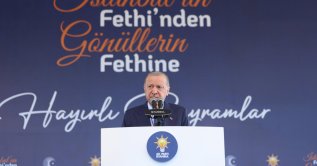 President Recep Tayyip Erdoğan speaks during the “From the Conquest of Istanbul to the Conquest of Hearts” program in Istanbul, Türkiye, May 29, 2026. (AA Photo) 
