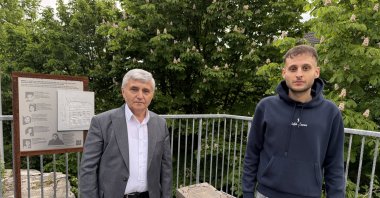 Members of the Genç family attend a commemoration marking the 33rd anniversary of the 1993 Solingen arson attack that killed five members of the Genç family, Solingen, Germany, May 27, 2026. (AA Photo)