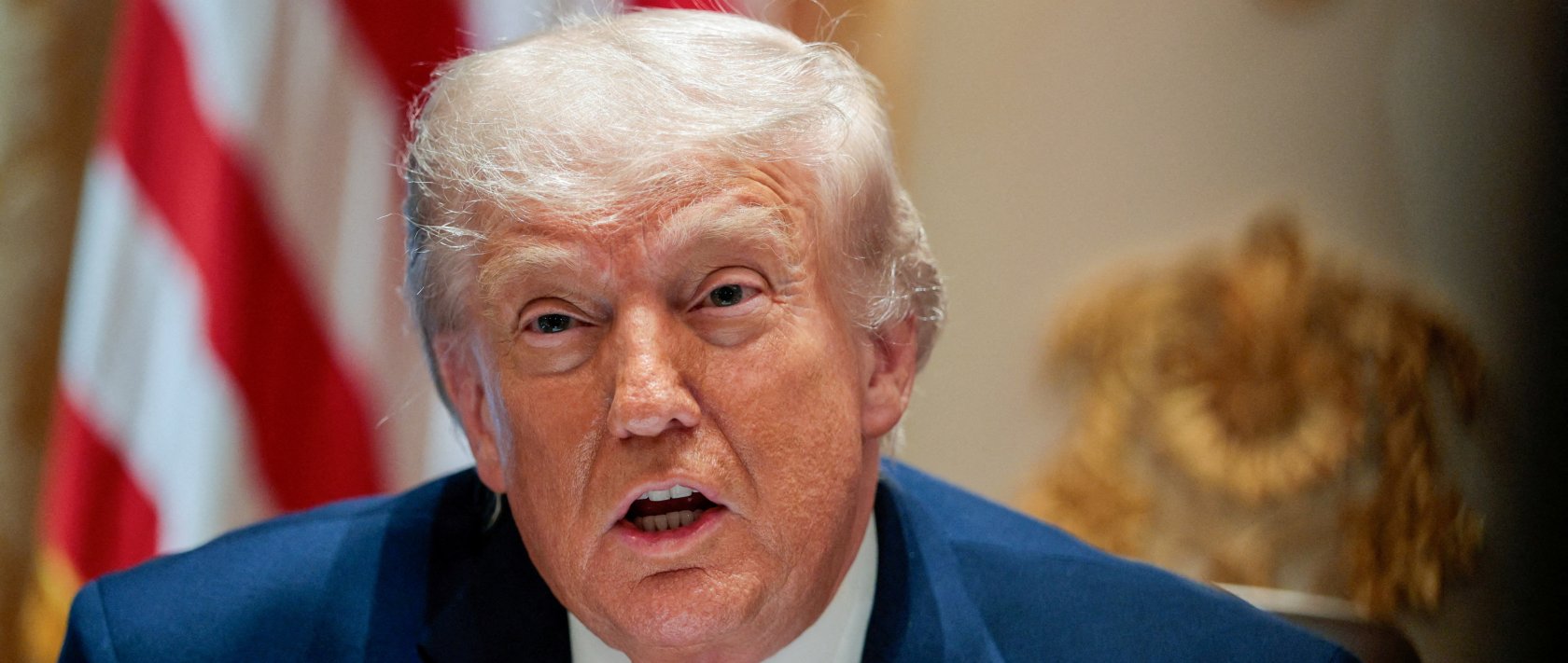 U.S. President Donald Trump speaks during a cabinet meeting in the Cabinet Room at the White House, in Washington, D.C., U.S., May 27, 2026. (Reuters File Photo)