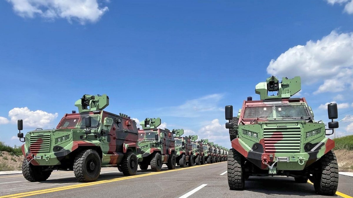 A general view of the Hızır 4x4 platform developed by the Turkish firm Katmerciler at an undisclosed location, May 31, 2026. (AA Photo)