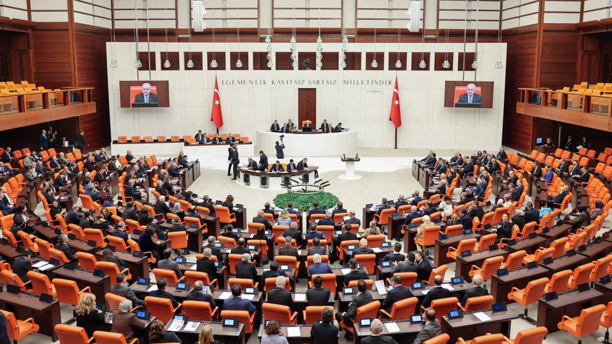 An undated photo shows Parliament in session, Ankara, Türkiye. (DHA Photo)