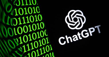 This illustration photograph shows the logo of OpenAI's artificial intelligence chatbot ChatGPT, Mulhouse, France, Feb. 11, 2025. (AFP Photo)