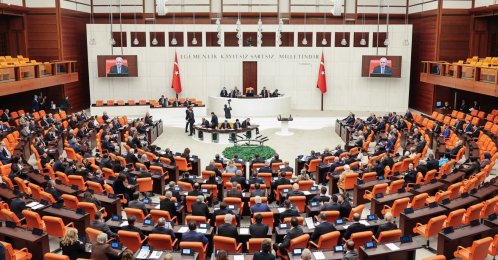 An undated photo shows Parliament in session, Ankara, Türkiye. (DHA Photo)