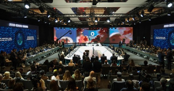 Ministers and senior officials attend a high-level ministerial session during the Zero Waste Forum, Istanbul, Türkiye, Nov. 28, 2025. (Courtesy of Zero Waste Foundation)