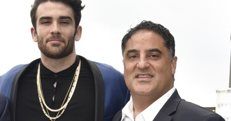 Hasan Piker (L) and Cenk Uygur, founder, CEO, and host of The Young Turks, attend an event in Washington, D.C., U.S., April 28, 2018. (Getty Images Photo)