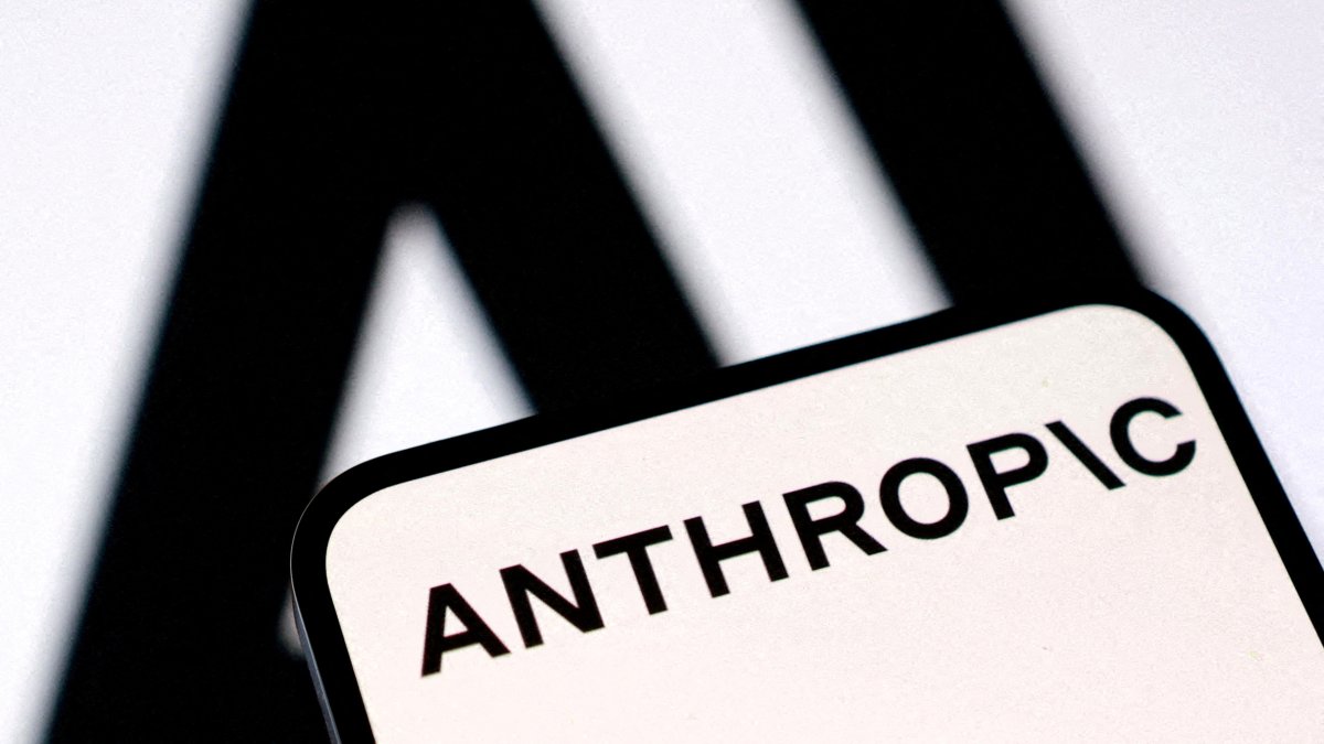 The Anthropic logo is seen in this illustration taken March 1, 2026. (Reuters Photo)