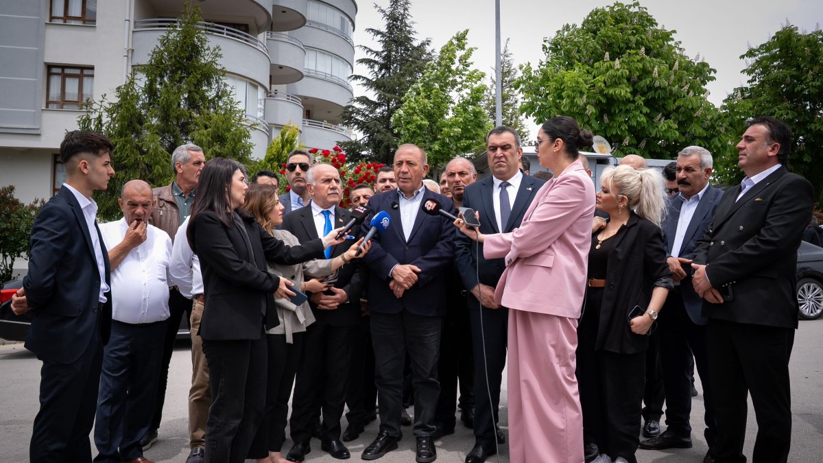 Gürsel Tekin speaks to reporters after a visit to Kemal Kılıçdaroğlu, Ankara, Türkiye, May 28, 2026. (AA Photo)