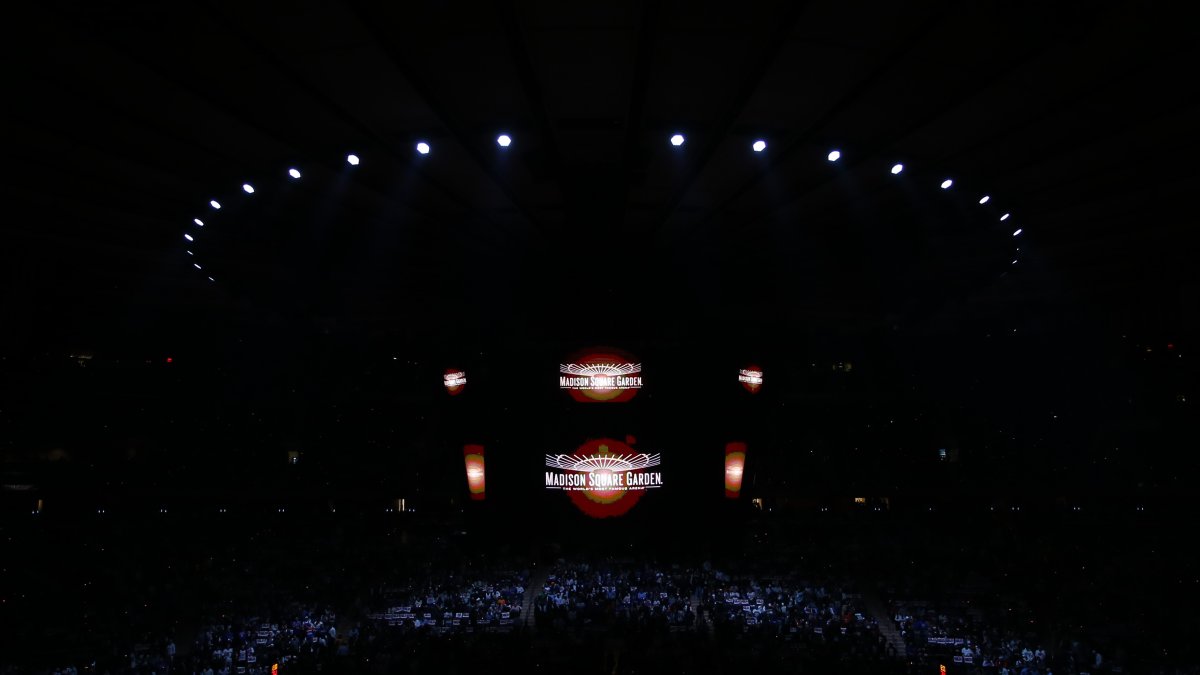 Interior view of Madison Square Garden before the Cleveland Cavaliers game against the New York Knicks during Game 2 of the NBA Eastern Conference Finals at Madison Square Garden, New York City, U.S., May 21, 2026. (Getty Images Photo)