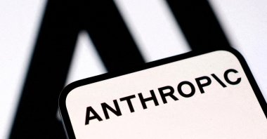The Anthropic logo is seen in this illustration taken March 1, 2026. (Reuters Photo)