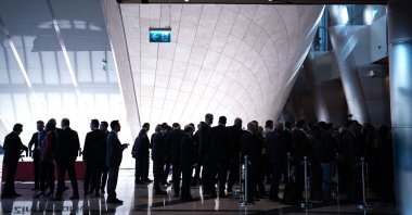 People are seen at the Istanbul Financial Center, Istanbul, Türkiye, May 7, 2026. (AA Photo)