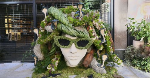 A general view of the atmosphere at the launch of "Chelsea in Bloom," London's largest free flower festival, running 18-24th May 2026, London, U.K., May 18, 2025. (Getty Images Photo)