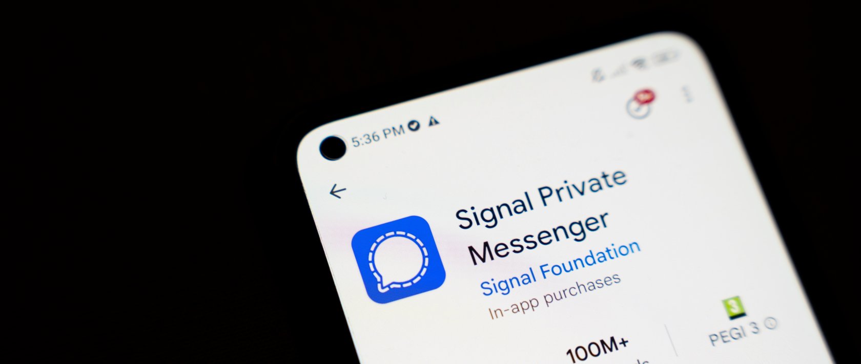 The Signal Private Messenger application is displayed on a smartphone screen, Warsaw, Poland, Dec. 4, 2025. (Shutterstock Photo)