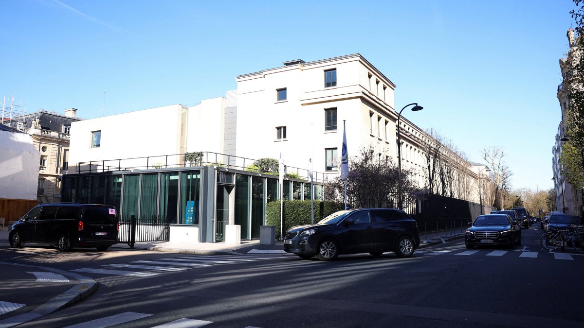 The Organisation for Economic Co-operation and Development (OECD) headquarters is seen in Paris, France, March 15, 2026. (Reuters Photo)