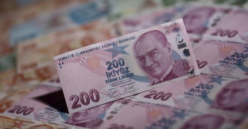 Turkish lira banknotes are seen in this illustration, Istanbul, Türkiye, Nov. 23, 2021. (Reuters Photo)