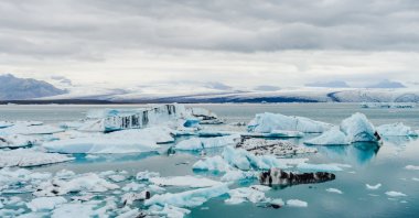 A general view of the melting glaciers in the Arctic Circle. (Shutterstock Photo)