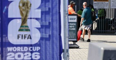 An entrance gate of the Philadelphia Stadium in Philadelphia, Pennsylvania, U.S., June 4, 2026. (EPA Photo)