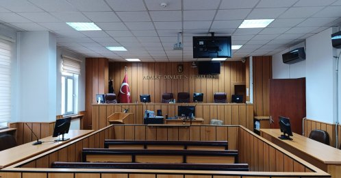 A courtroom inside a courthouse, Ankara, Türkiye, Feb. 2, 2025. (Shutterstock Photo)