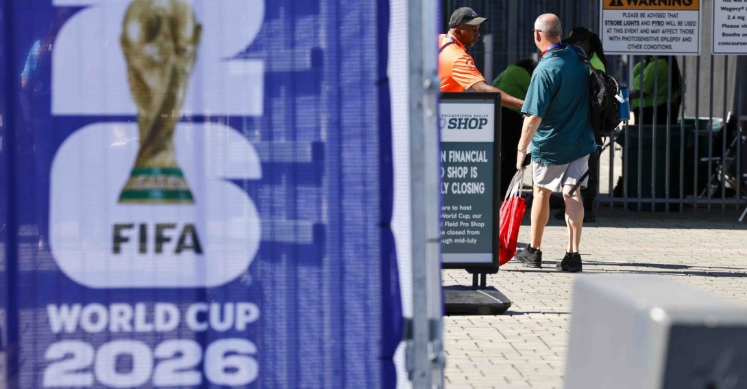An entrance gate of the Philadelphia Stadium in Philadelphia, Pennsylvania, U.S., June 4, 2026. (EPA Photo)