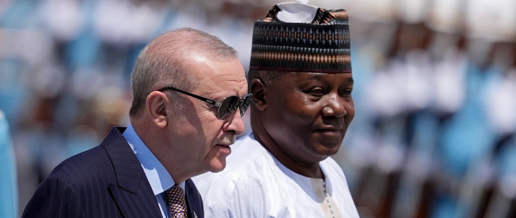 President Recep Tayyip Erdoğan welcomed Abdourahamane Tchiani at the Presidential Complex, Ankara, Türkiye, June 4, 2026. (AA Photo)