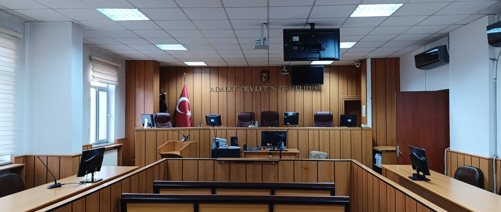 A courtroom inside a courthouse, Ankara, Türkiye, Feb. 2, 2025. (Shutterstock Photo)