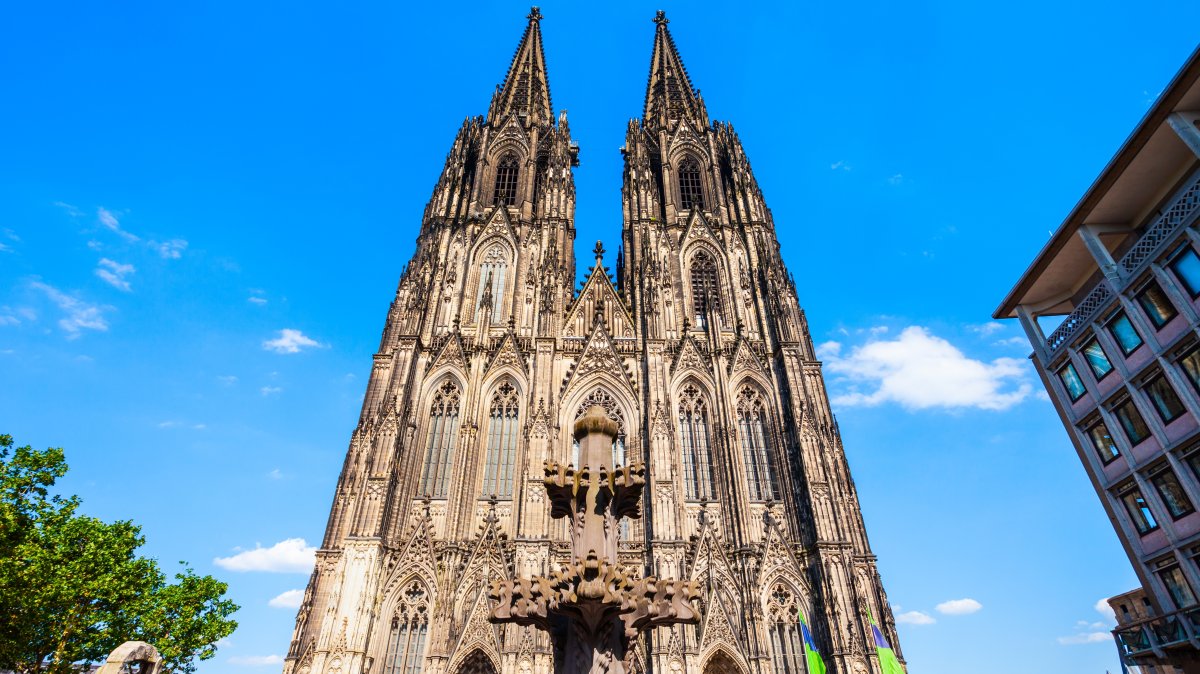 The façade of Cologne Cathedral, Cologne, Germany. (Shutterstock Photo)