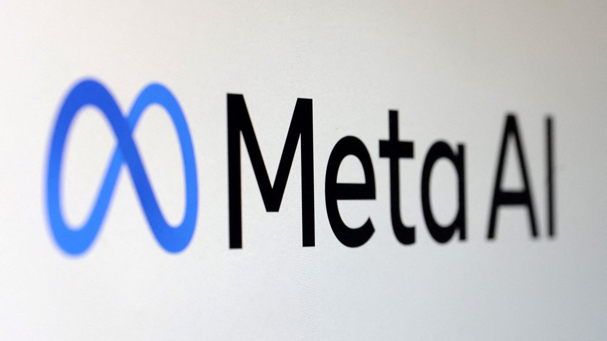 Meta AI logo is seen in this illustration created on Sept. 28, 2023. (Reuters Photo)