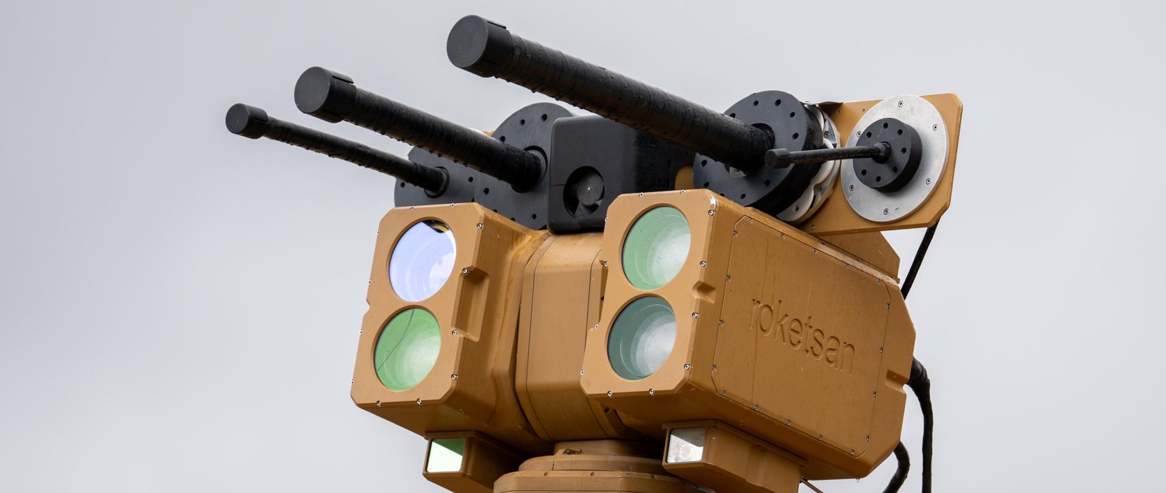 The Alka laser weapon system is seen at an undisclosed location, Feb. 2, 2026. (AA Photo)
