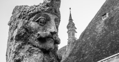 A statue of Vlad Tepes, or Vlad the Impaler, in the citadel of Sighisoara, where he was born, Sighisoara, Romania, Nov. 26, 2017. (Shutterstock Photo)