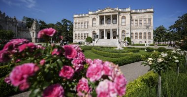 A general view of the Dolmabahçe Palace from its gardens, Istanbul, Türkiye, June 7, 2026. (AA Photo)