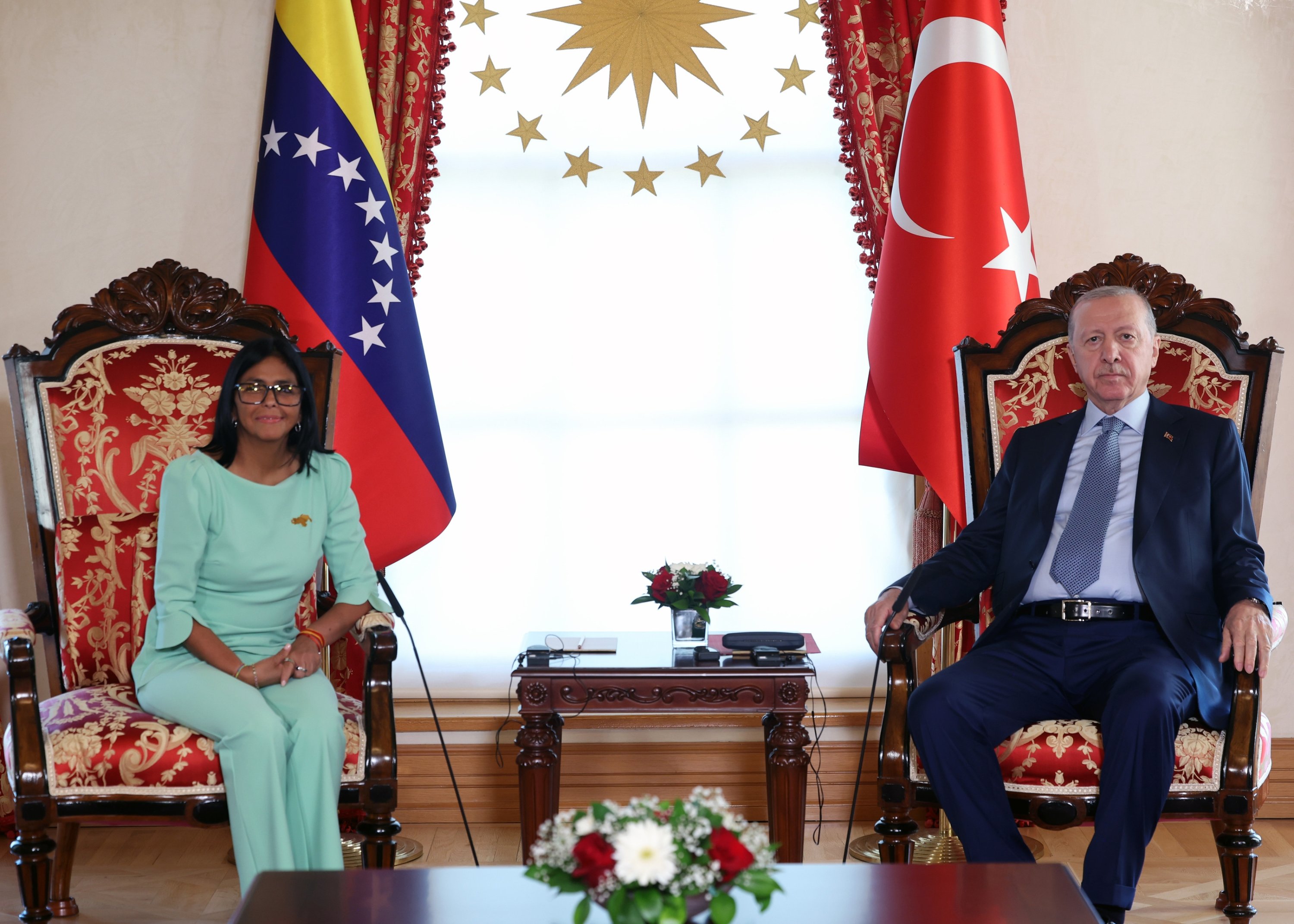 President Erdoğan meets Venezuela’s interim president in Istanbul
